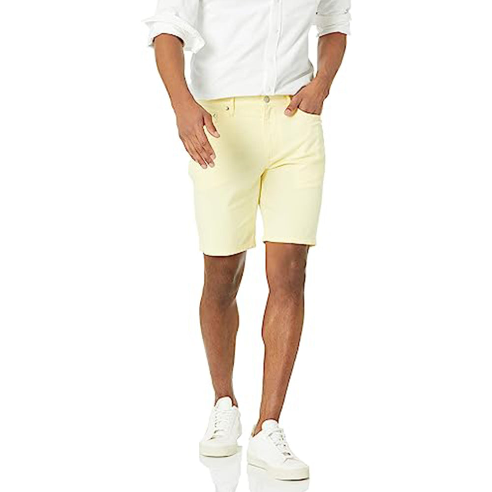 Zipper Closure Short With 5 Pockets-Waves And Trunks