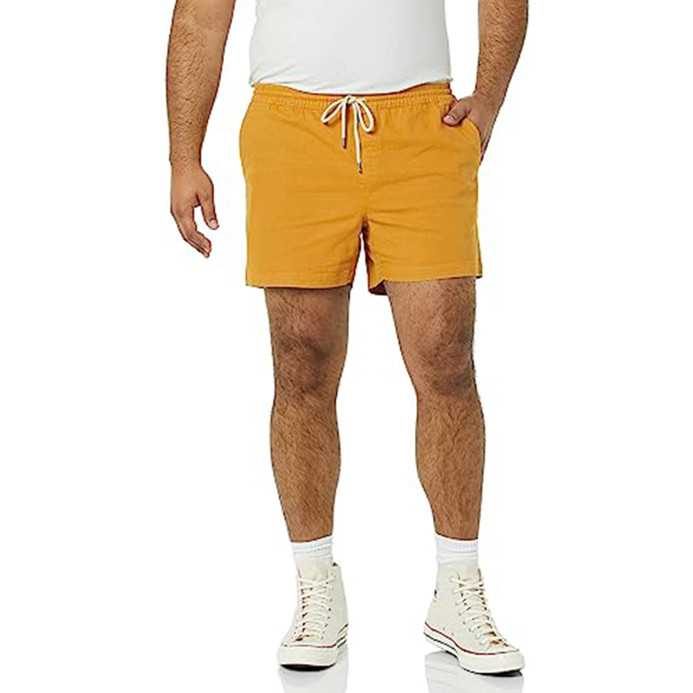 Slim Fit Canvas Short-Waves And Trunks