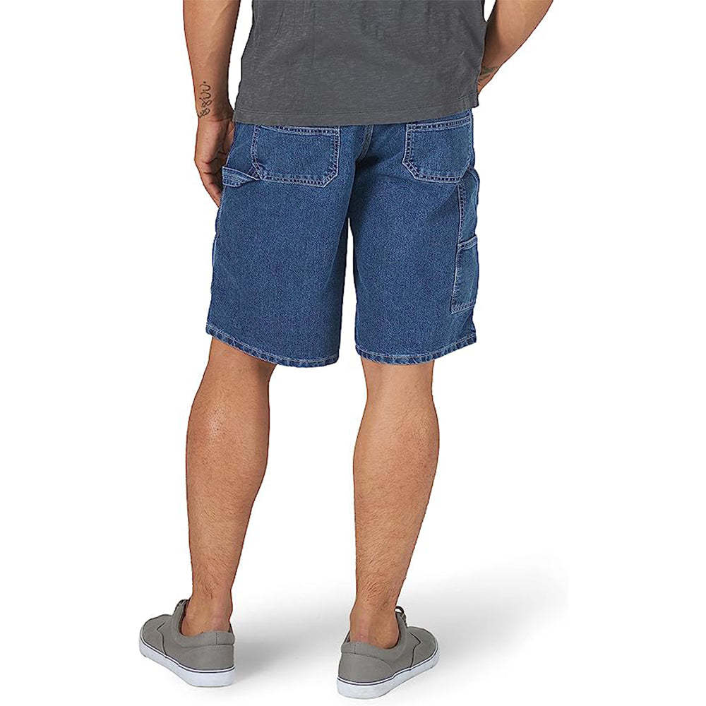 Zipper Closure Jeans Shorts-Waves And Trunks
