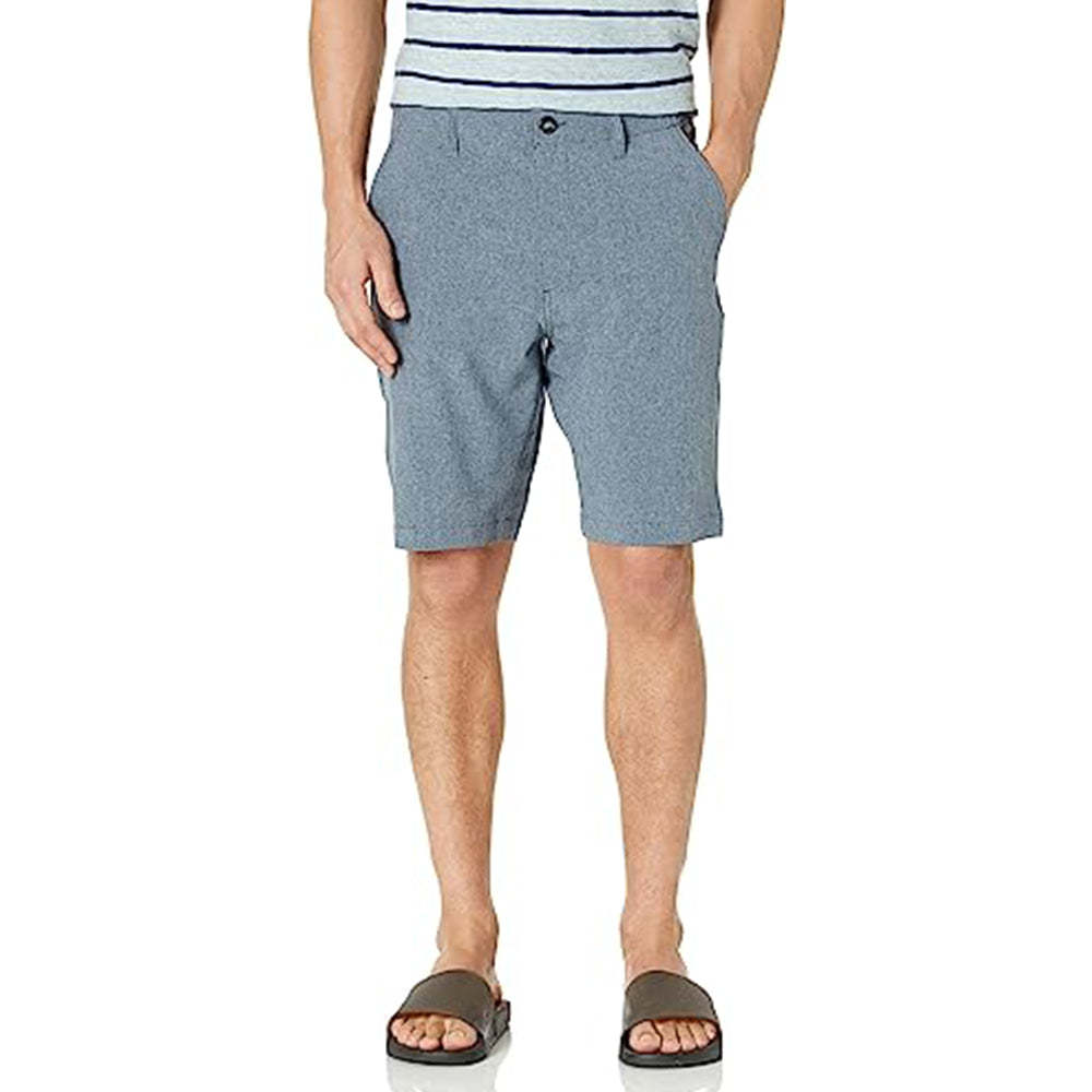 Button Closure Shorts-Waves And Trunks