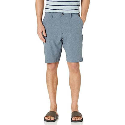 Button Closure Shorts-Waves And Trunks