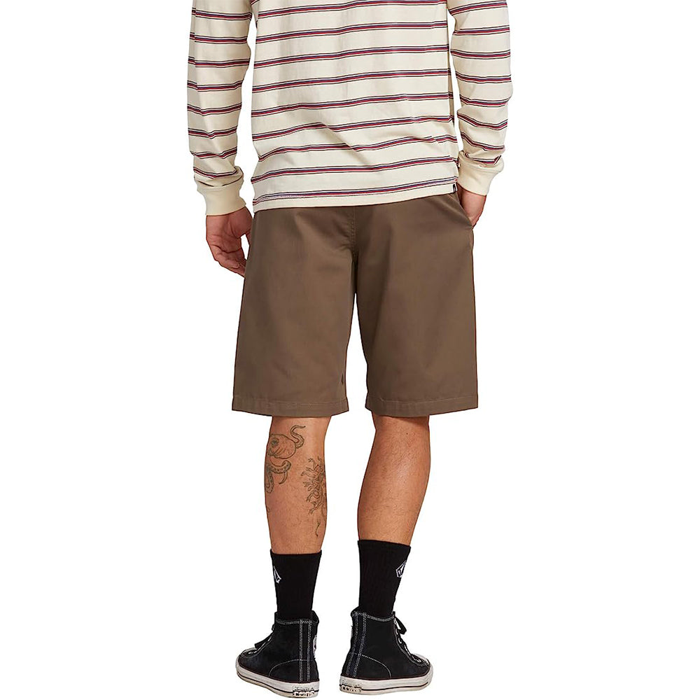 Casual Zipper Closure Chino Short-Waves And Trunks