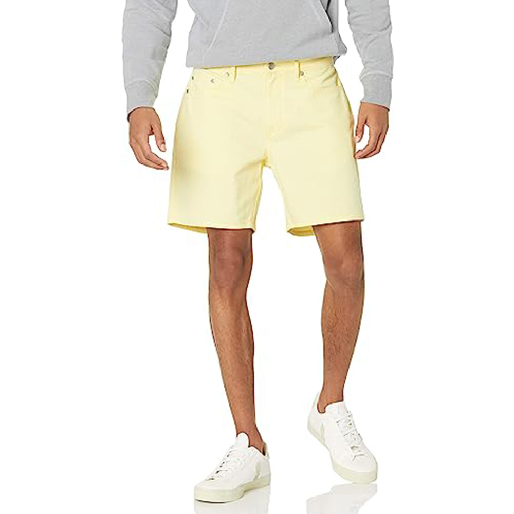 5 Pocket Straight Fit Shorts-Waves And Trunks