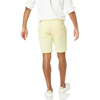 Zipper Closure Short With 5 Pockets-Waves And Trunks