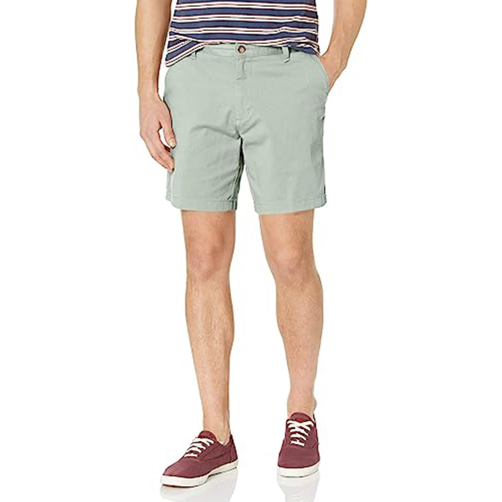 Zipper Closure Classic Fit Shorts-Waves And Trunks