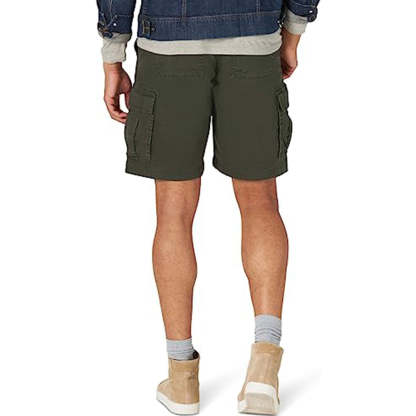 Zipper Closure Casual Shorts-Waves And Trunks