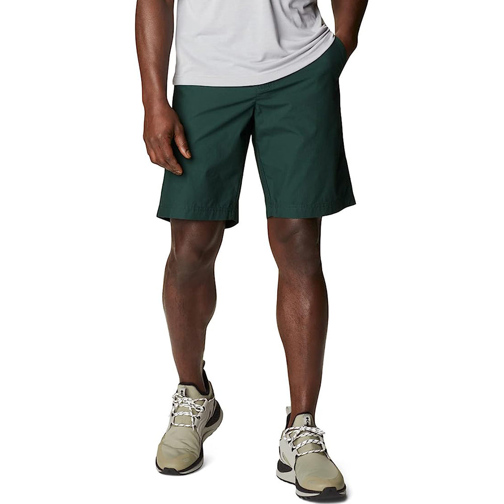 Button Closure Casual Shorts With Pockets-Waves And Trunks