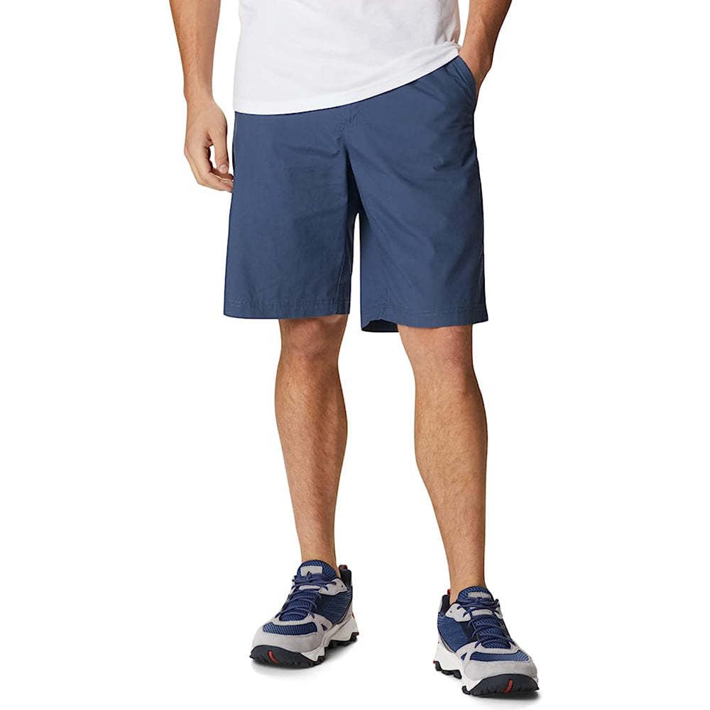 Button Closure Casual Shorts With Pockets-Waves And Trunks