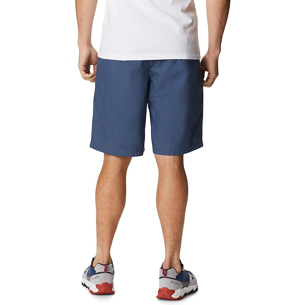 Button Closure Casual Shorts With Pockets-Waves And Trunks