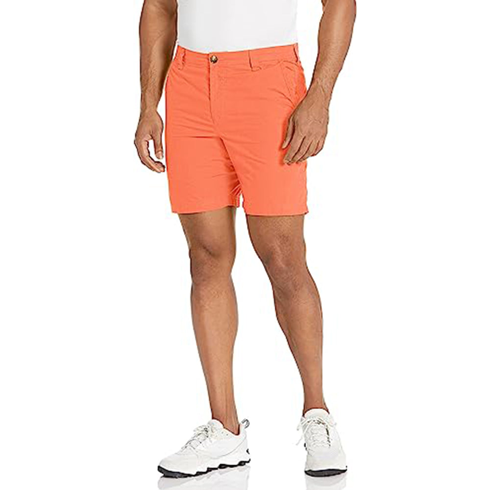 Button Closure Casual Shorts With Pockets-Waves And Trunks