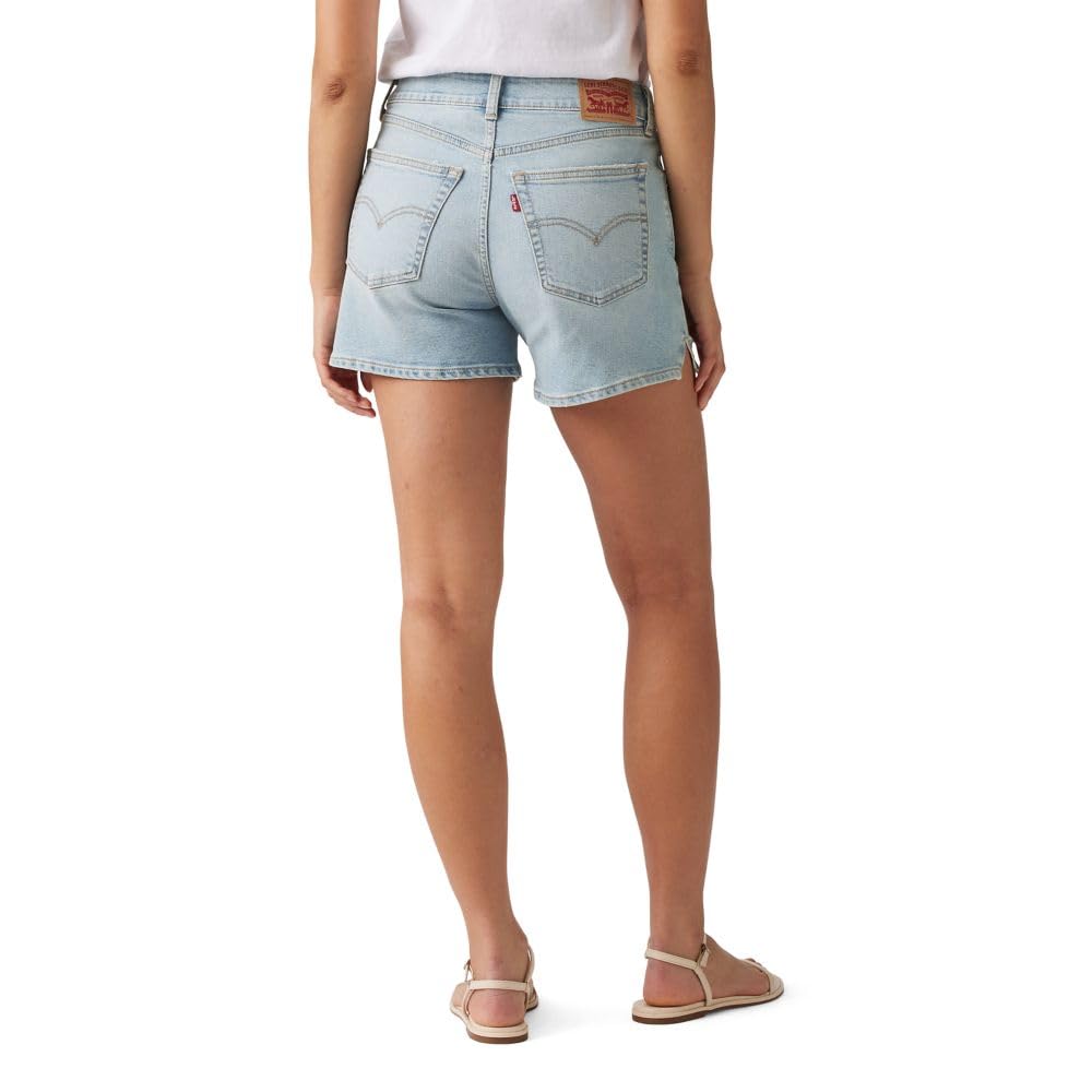 Zipper Closure A Line Shorts For Women