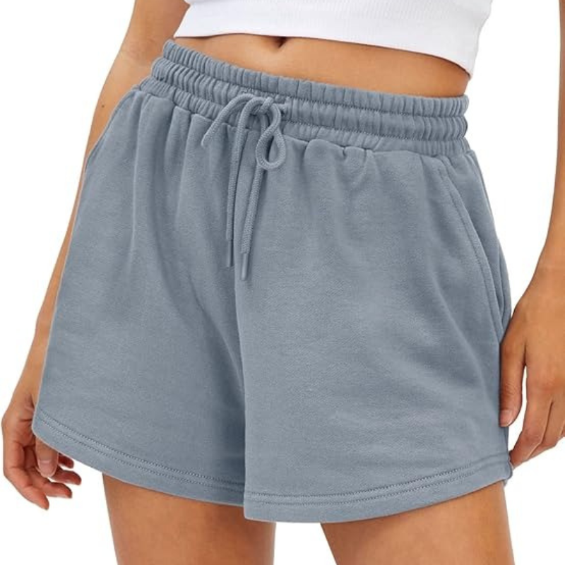 Soft Drawstring Lounge Shorts – Lightweight Comfort with Side Pockets-Waves And Trunks