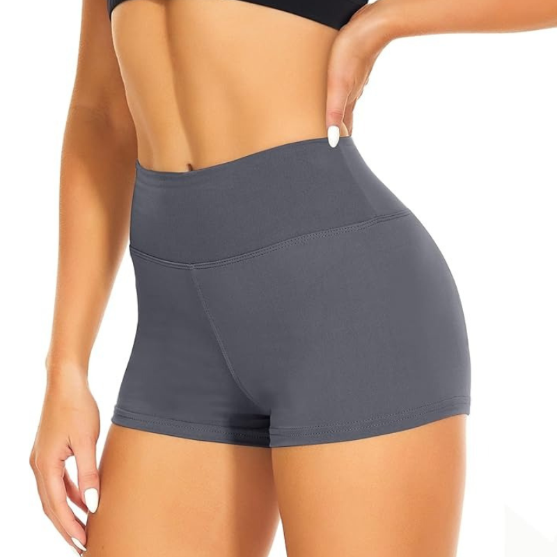3 Inch Biker Workout Shorts – High Waist and Stretchable-Waves And Trunks