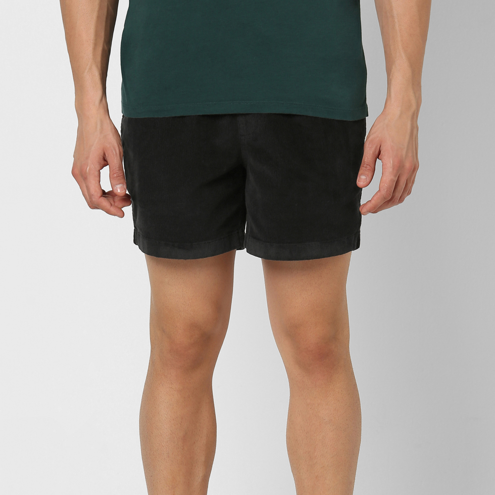 Casual Drawstring Shorts With Elastic Waistband-Waves And Trunks