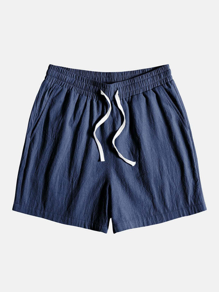 Plain Casual Beach Shorts-Waves And Trunks