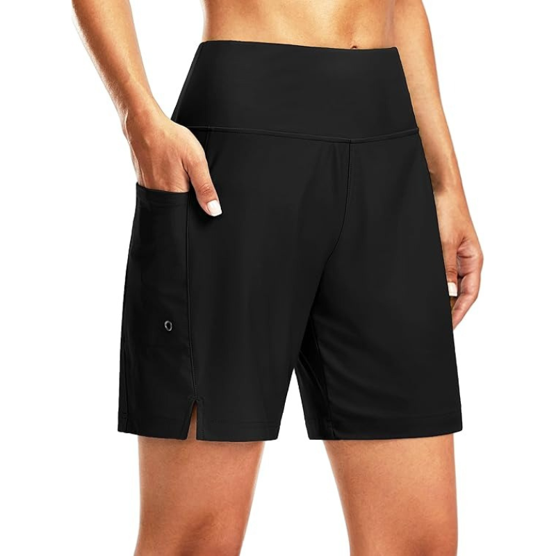 Swim Board Shorts Quick Dry with Liner and Functional Pockets-Waves And Trunks