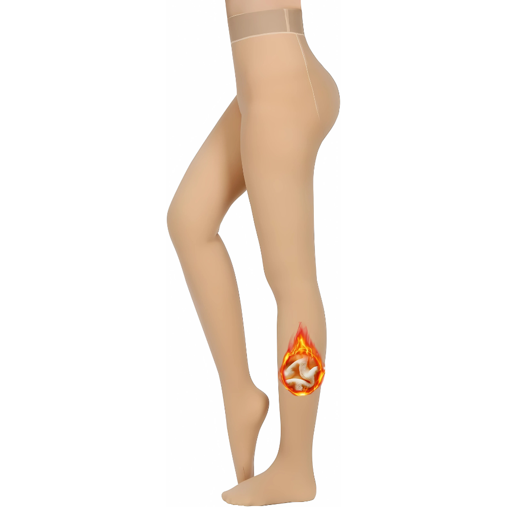 Fleece Lined Tights For Cold Weather-Waves And Trunks