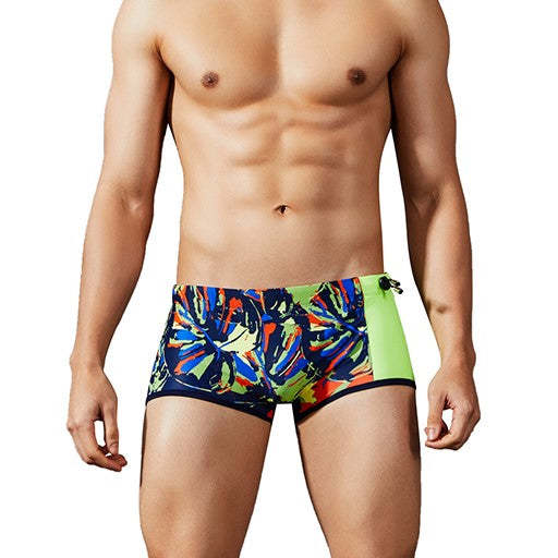 The Tropic Draw String Swim Boxer Shorts-Waves And Trunks