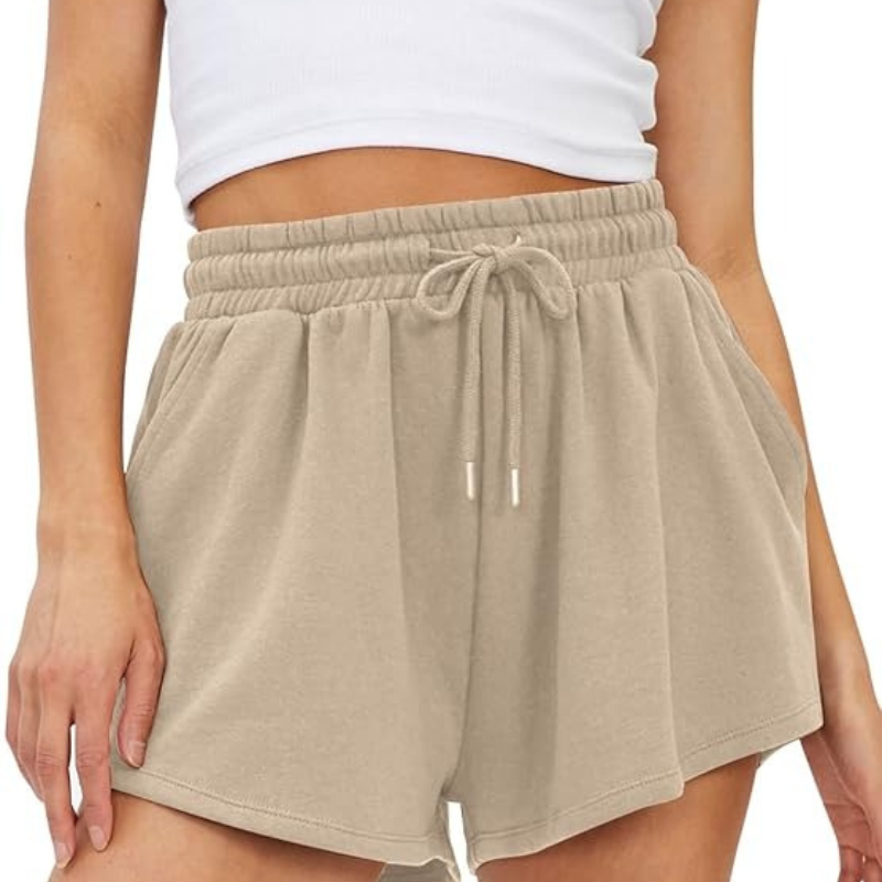 Soft Drawstring Lounge Shorts – Lightweight Comfort with Side Pockets-Waves And Trunks