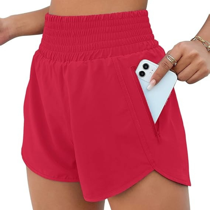 Elastic Active Pocket Shorts-Waves And Trunks