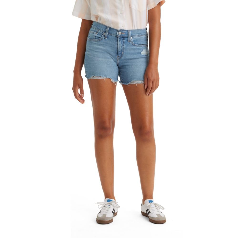 Slim Fit Denim Shorts For Women