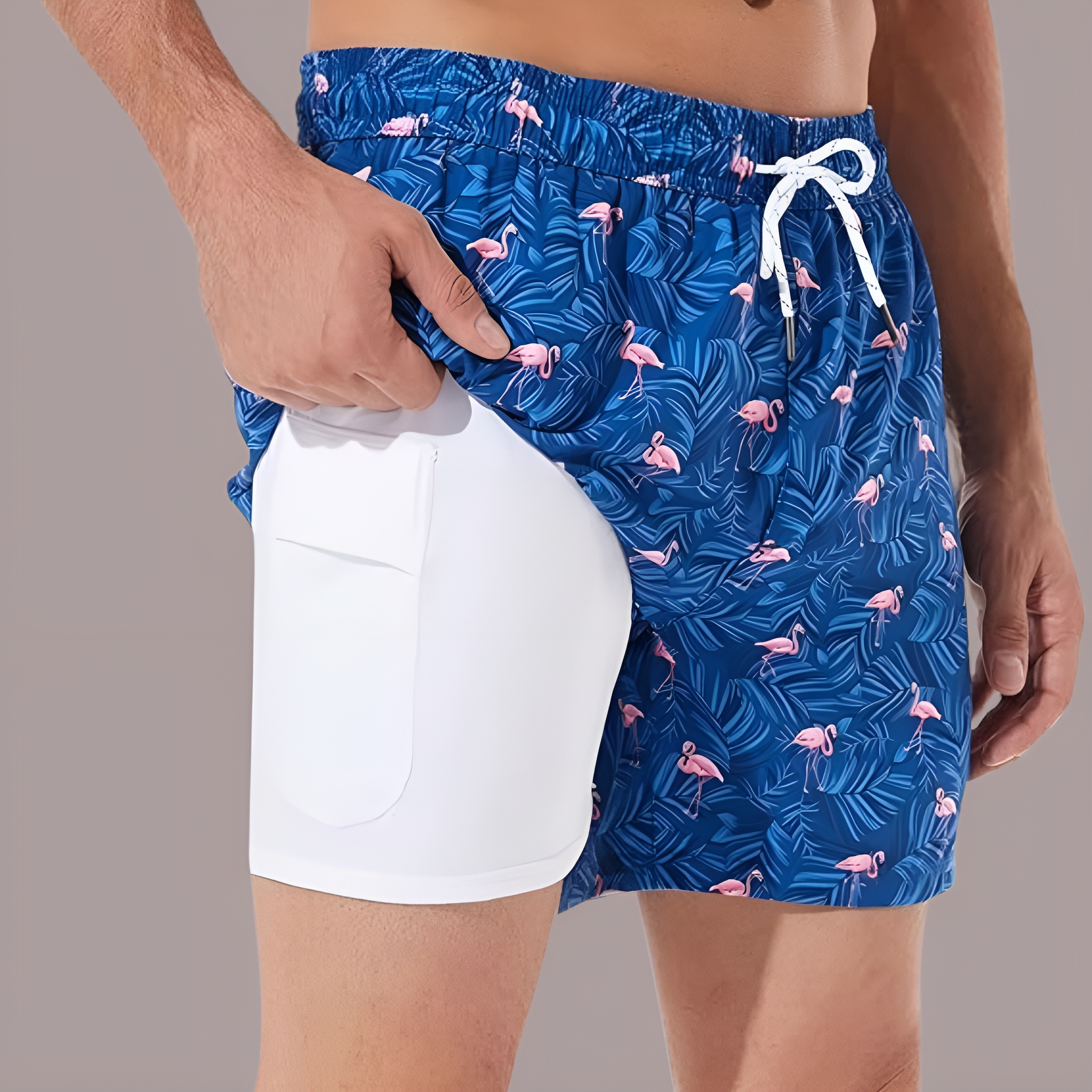 Swim Trunks Swim Shorts for Men Quick Dry 5 inch Inseam
