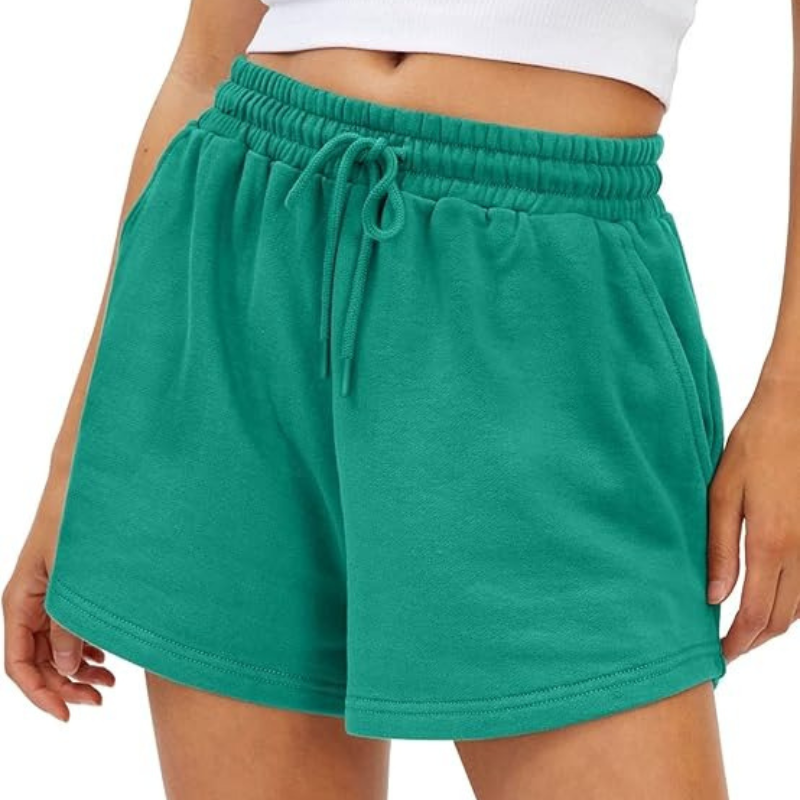 The Drawstring Sweat Shorts – Soft Fabric with Adjustable Fit-Waves And Trunks