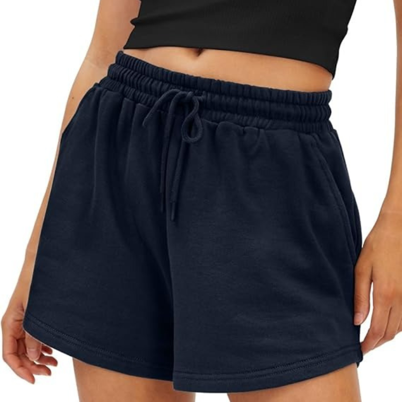 The Drawstring Sweat Shorts – Soft Fabric with Adjustable Fit-Waves And Trunks