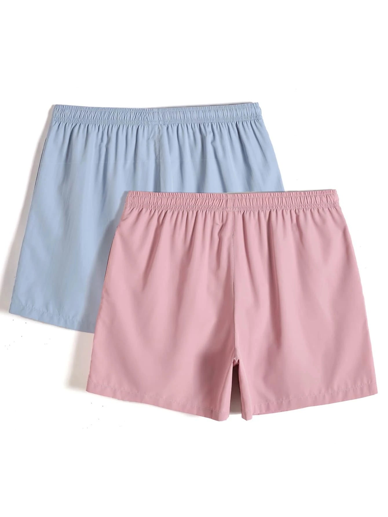 2 Pieces Drawstring Swim Trunks-Waves And Trunks