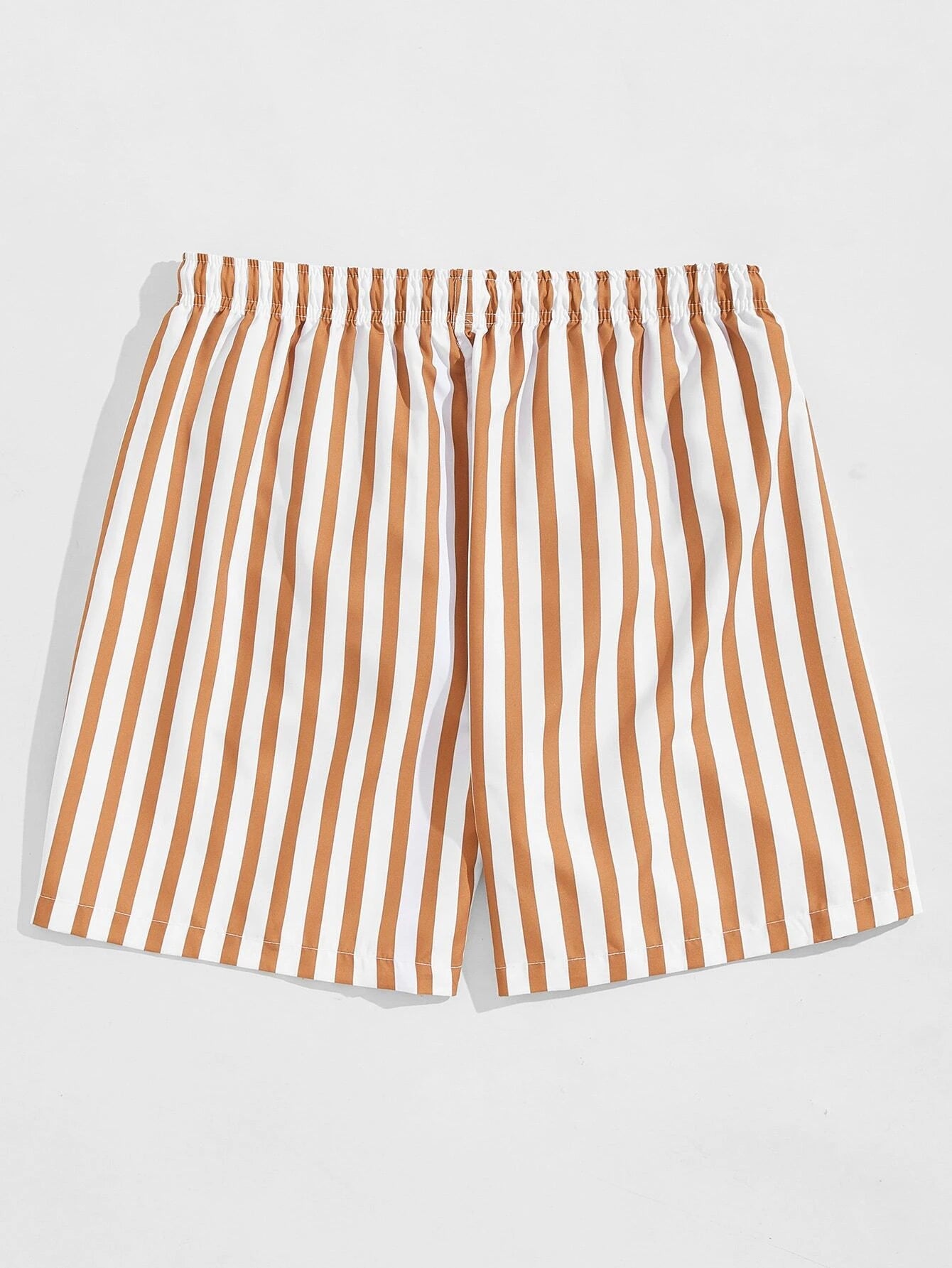 Summer Stripes Print Swim Shorts-Waves And Trunks