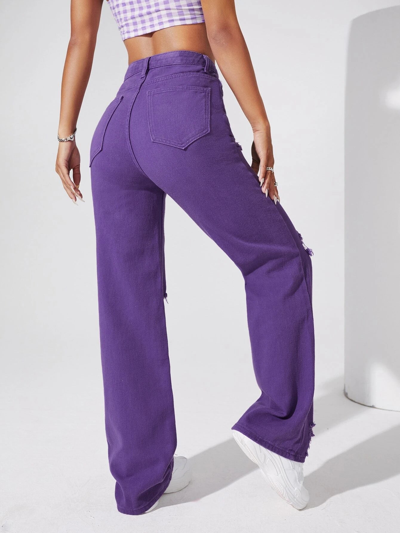 Plain Lightweight Jeans-Waves And Trunks