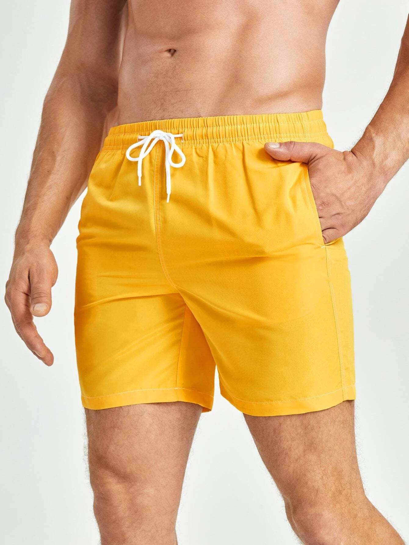 Boho Drawstring Pocket Trunks-Waves And Trunks