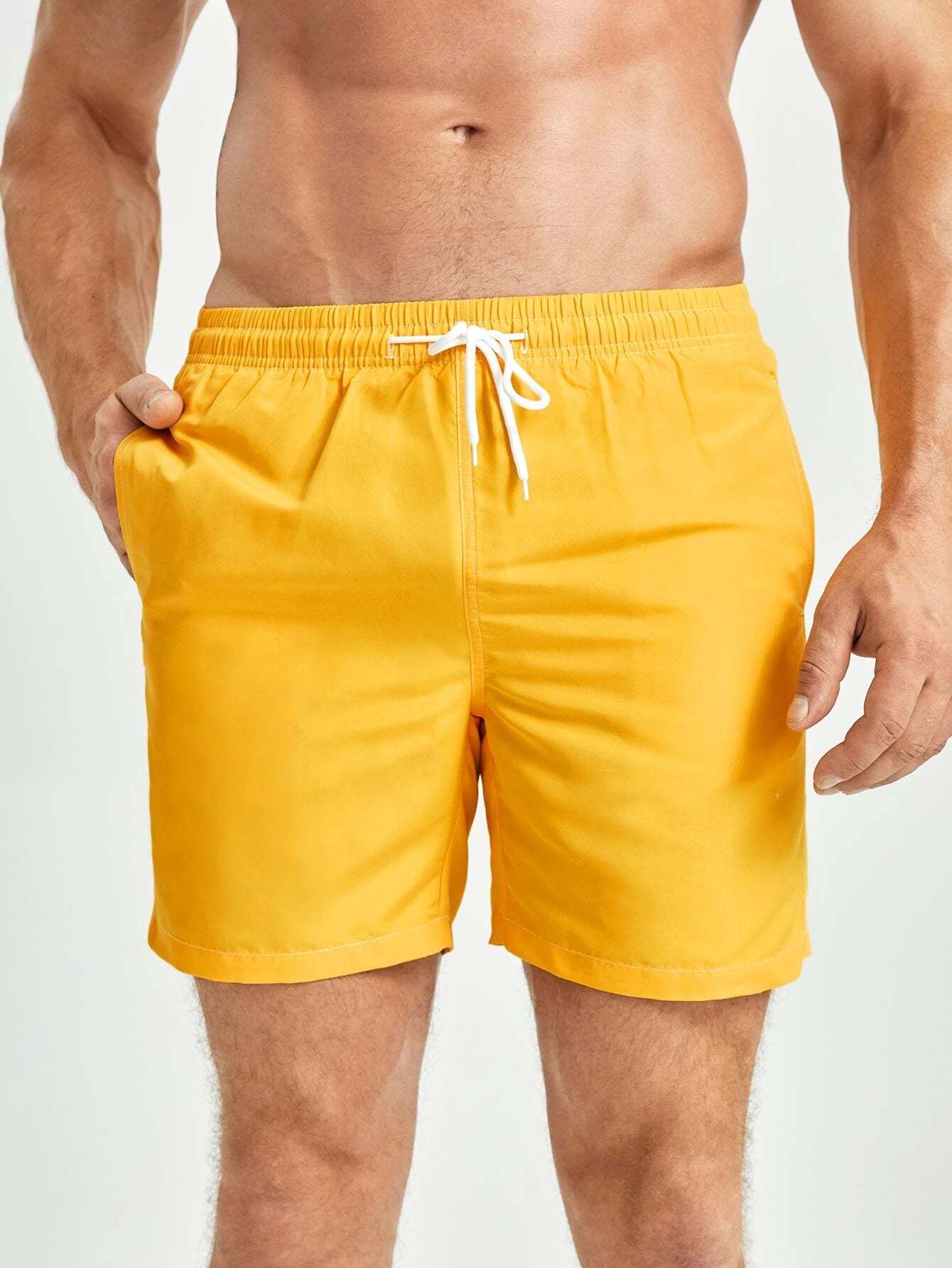 Boho Drawstring Pocket Trunks-Waves And Trunks