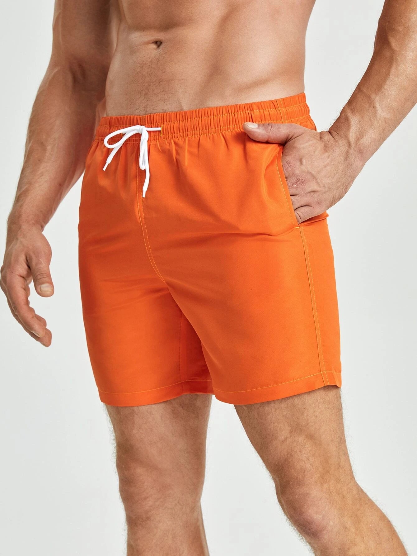 Boho Drawstring Pocket Trunks-Waves And Trunks