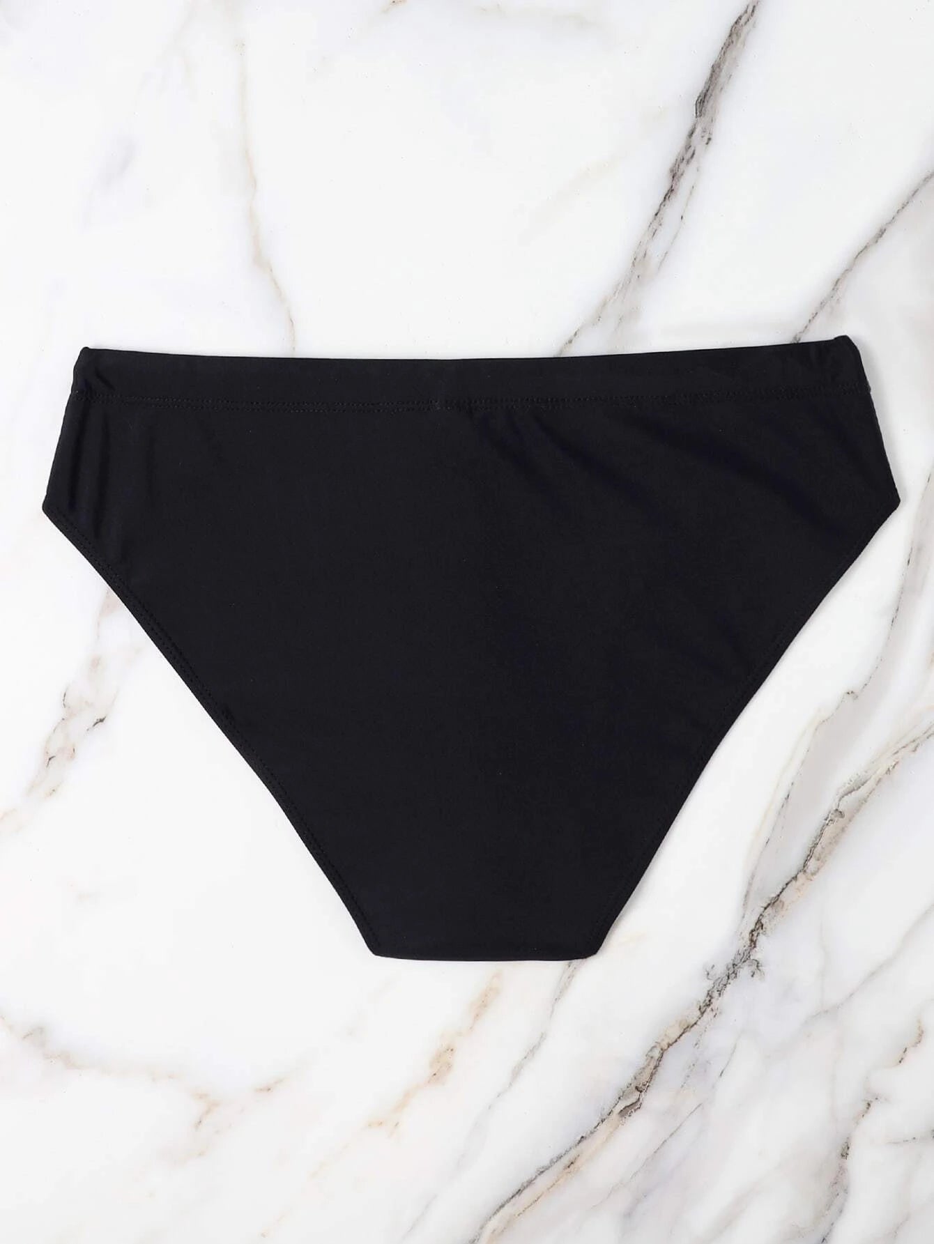 Rainbow Striped Print Swim Brief-Waves And Trunks