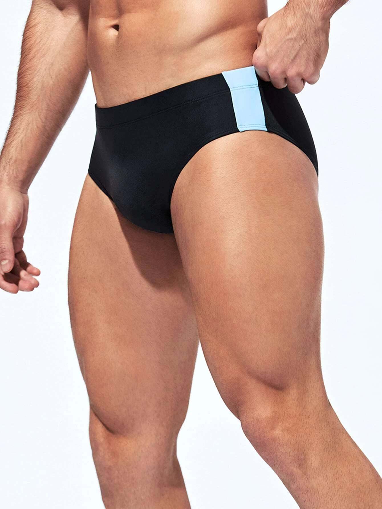 Contrast Swim Brief-Waves And Trunks