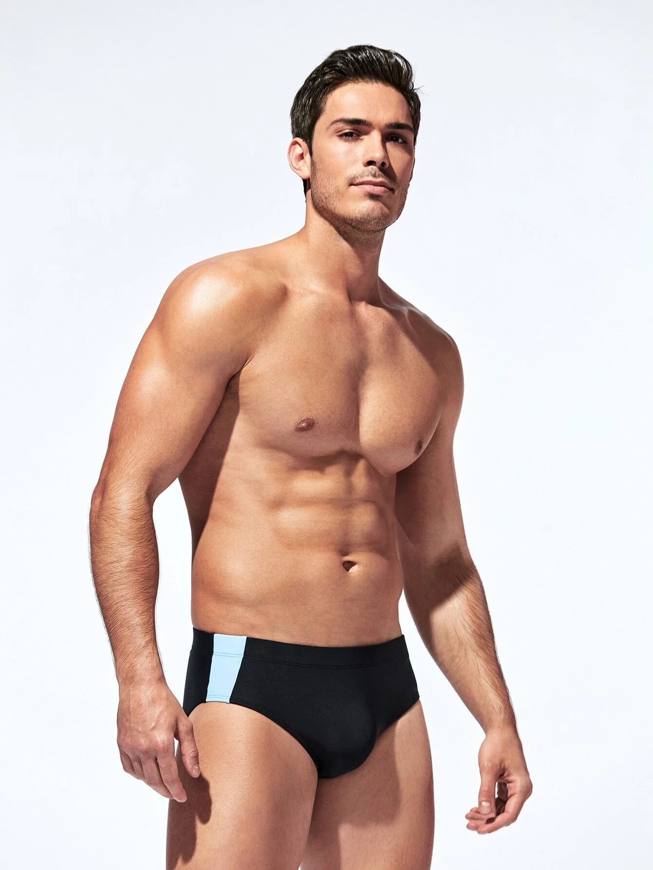 Contrast Swim Brief-Waves And Trunks