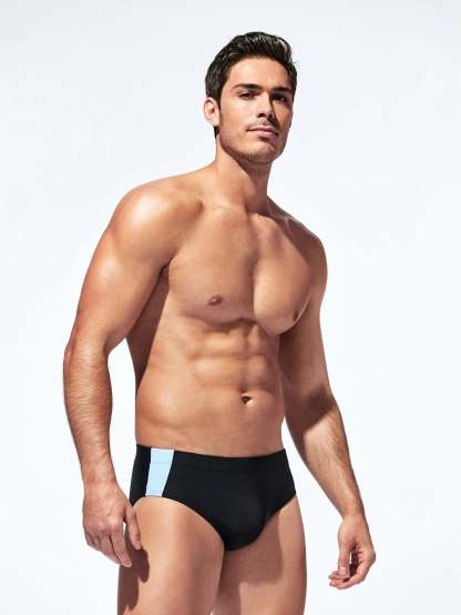 Contrast Swim Brief-Waves And Trunks