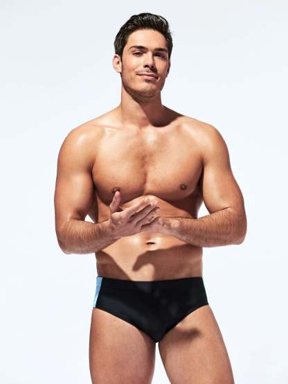 Contrast Swim Brief-Waves And Trunks