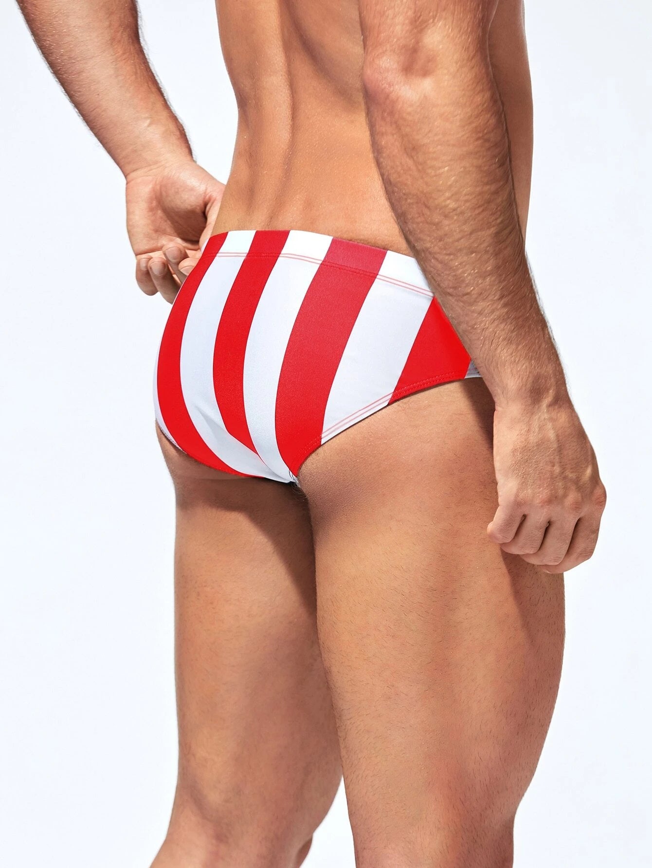 Dual Color Swim Brief-Waves And Trunks