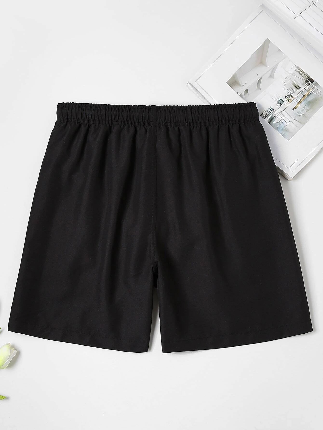 Casual Waist Swim Trunks-Waves And Trunks