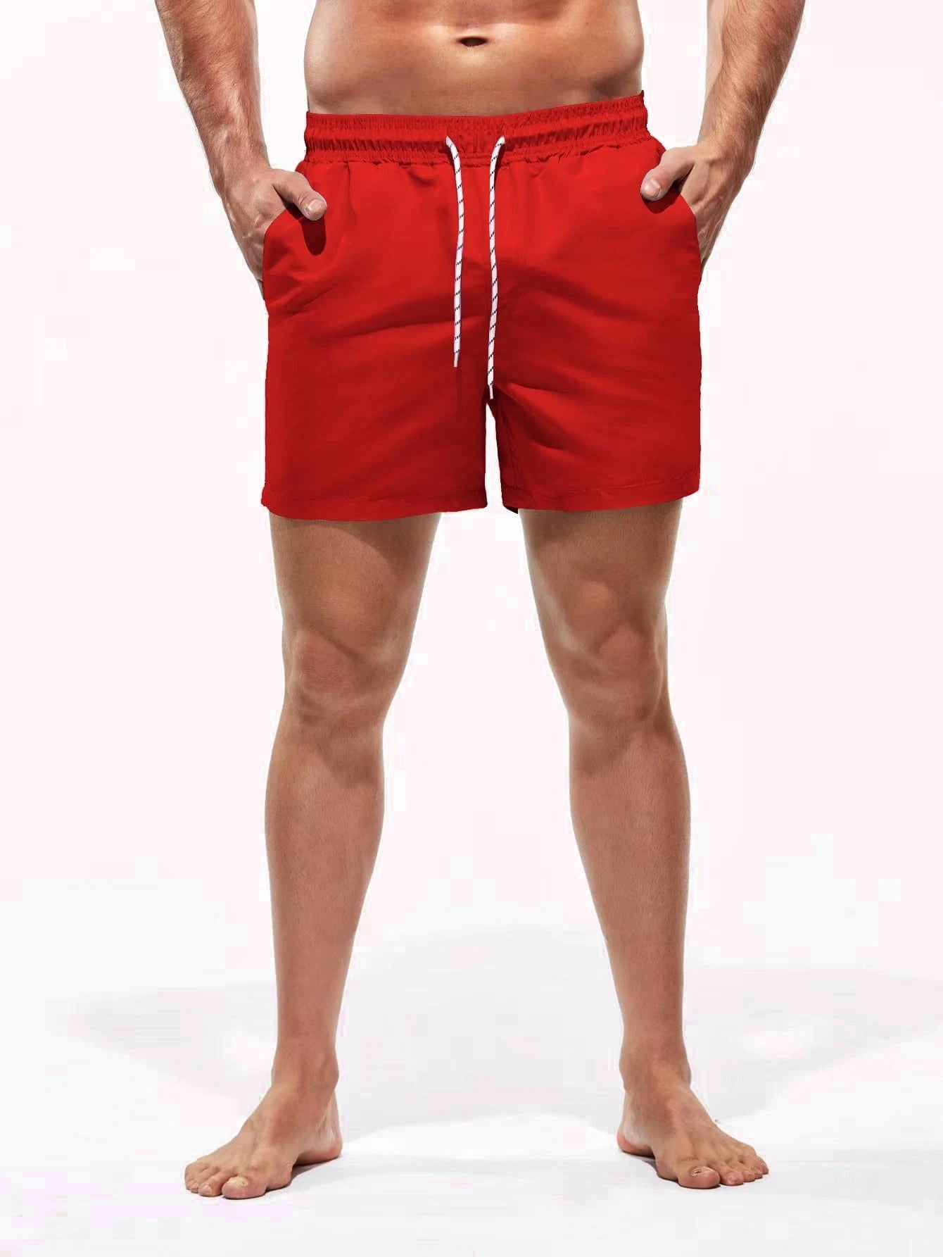 Plain Beach Shorts-Waves And Trunks