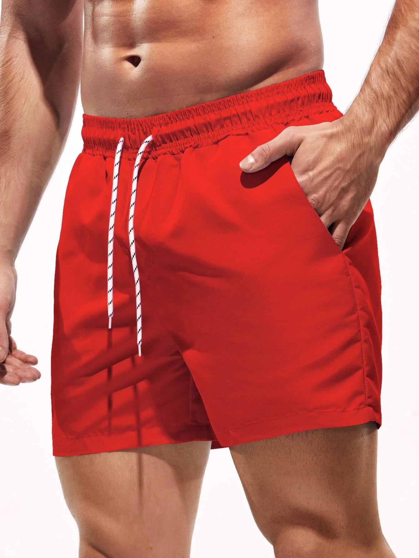 Plain Beach Shorts-Waves And Trunks