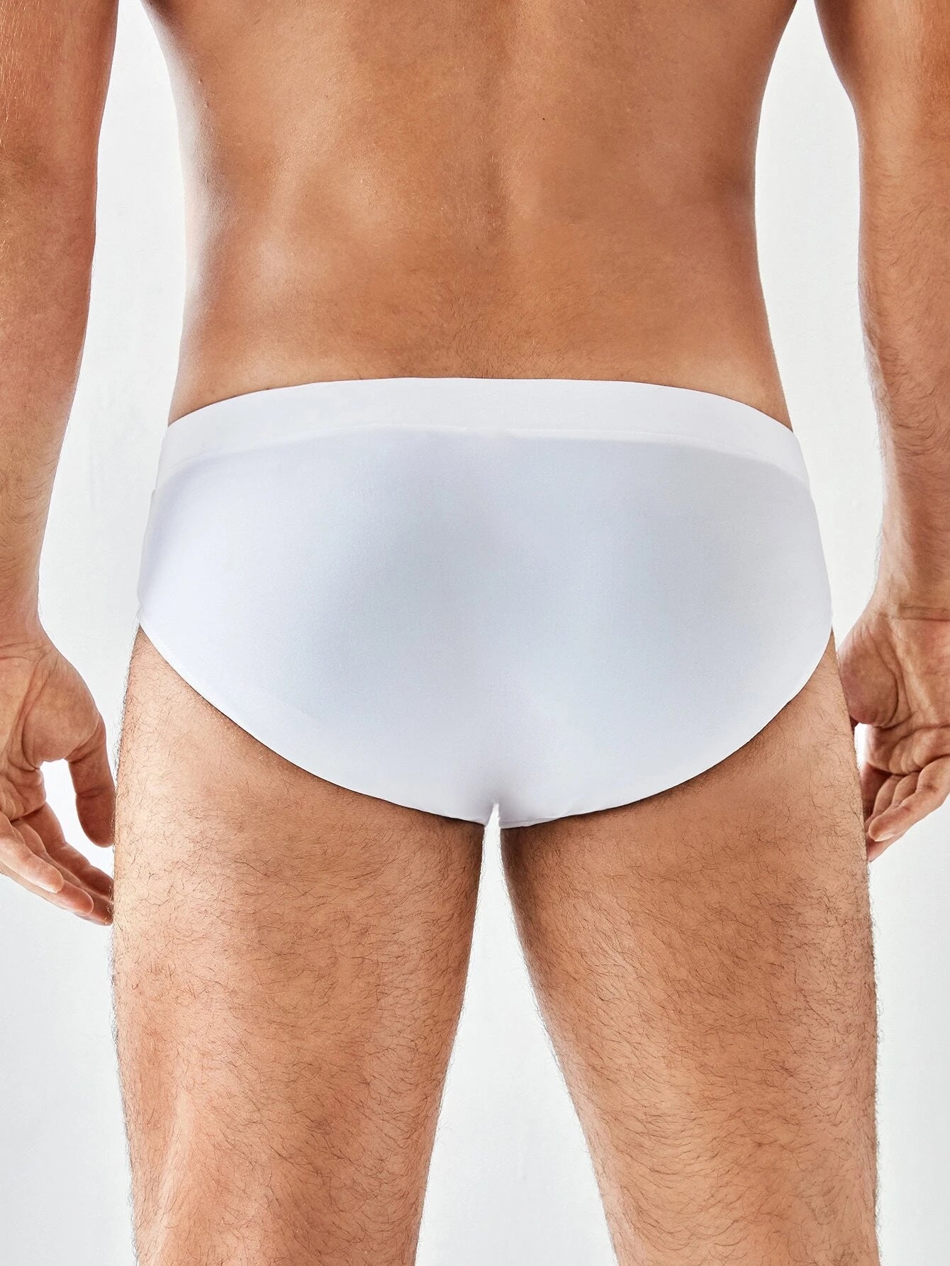Plain Swim Brief-Waves And Trunks