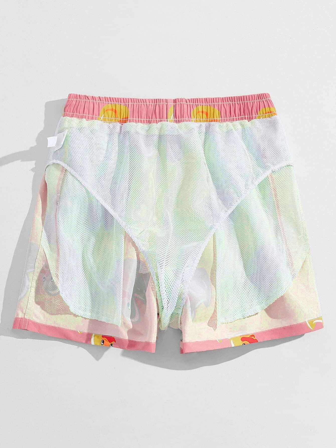 Drawstring Swim Shorts-Waves And Trunks