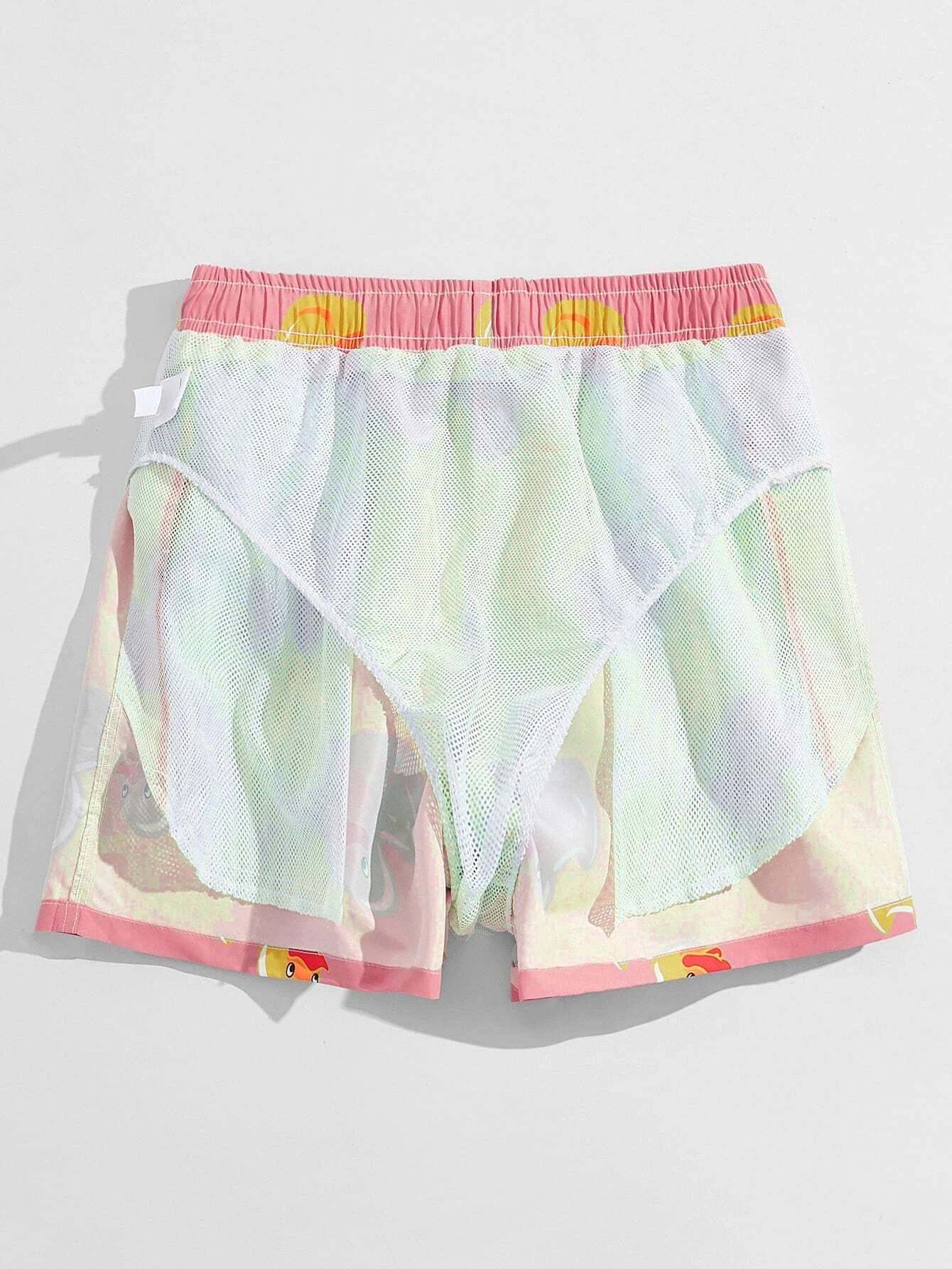 Drawstring Swim Shorts-Waves And Trunks