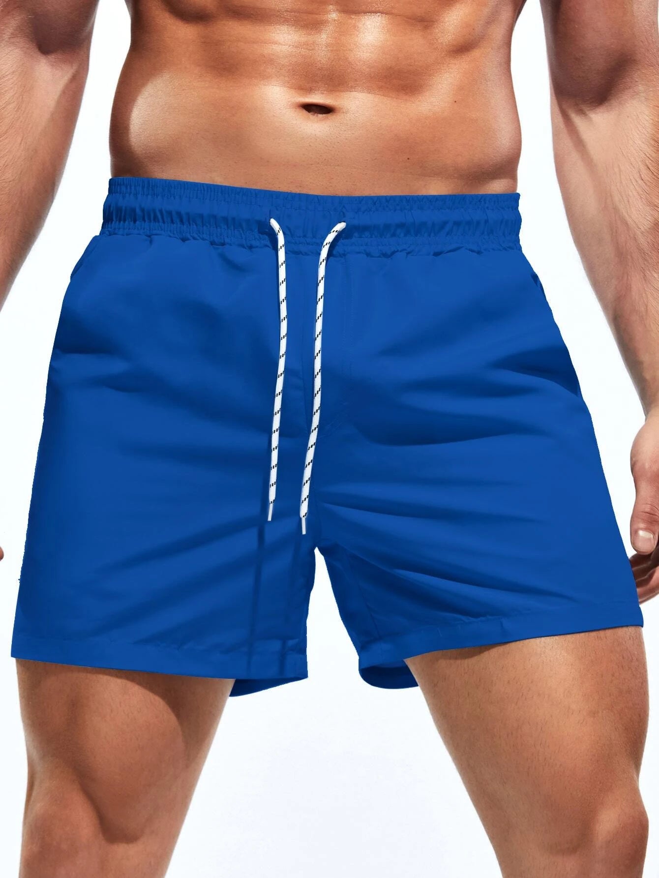 Solid Colored Swim Trunks-Waves And Trunks