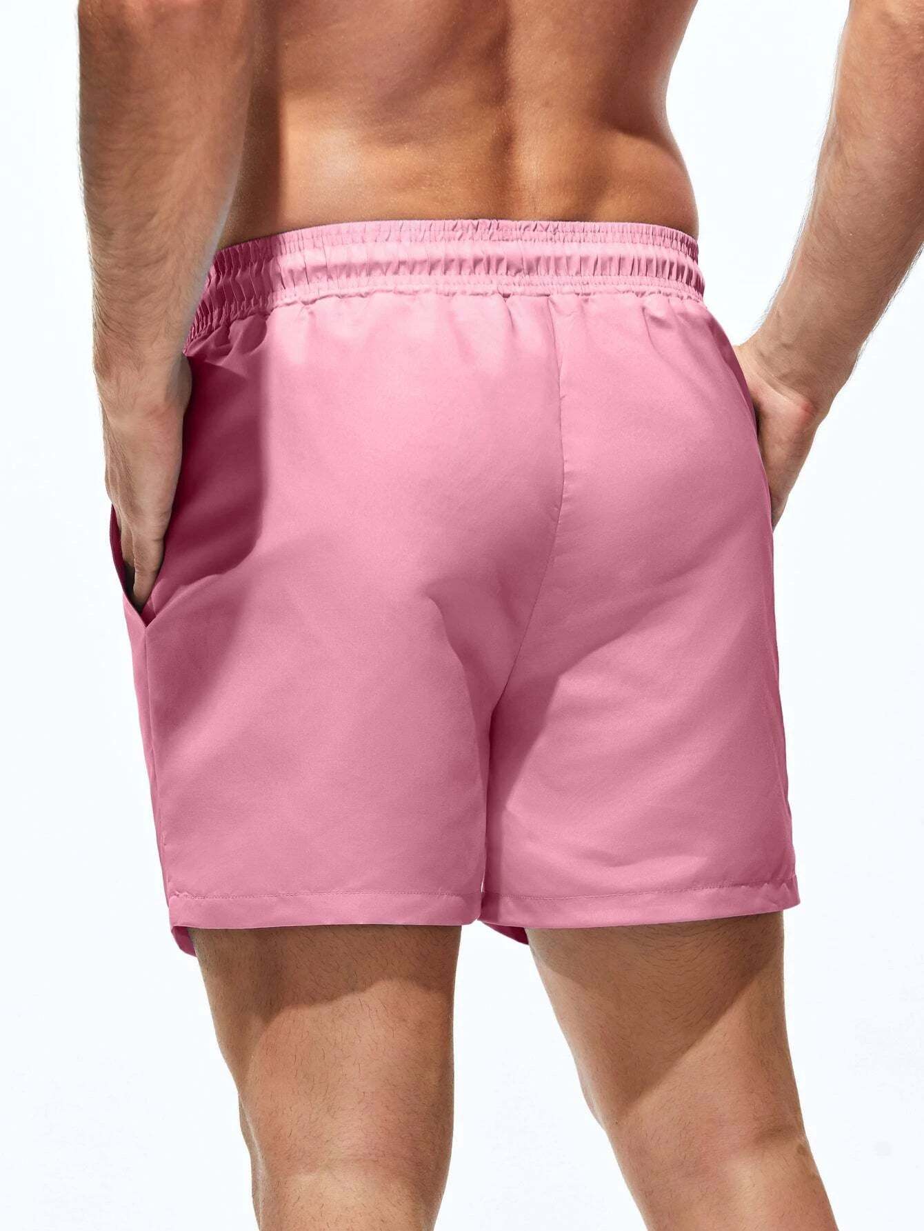 Plain Beach Shorts-Waves And Trunks