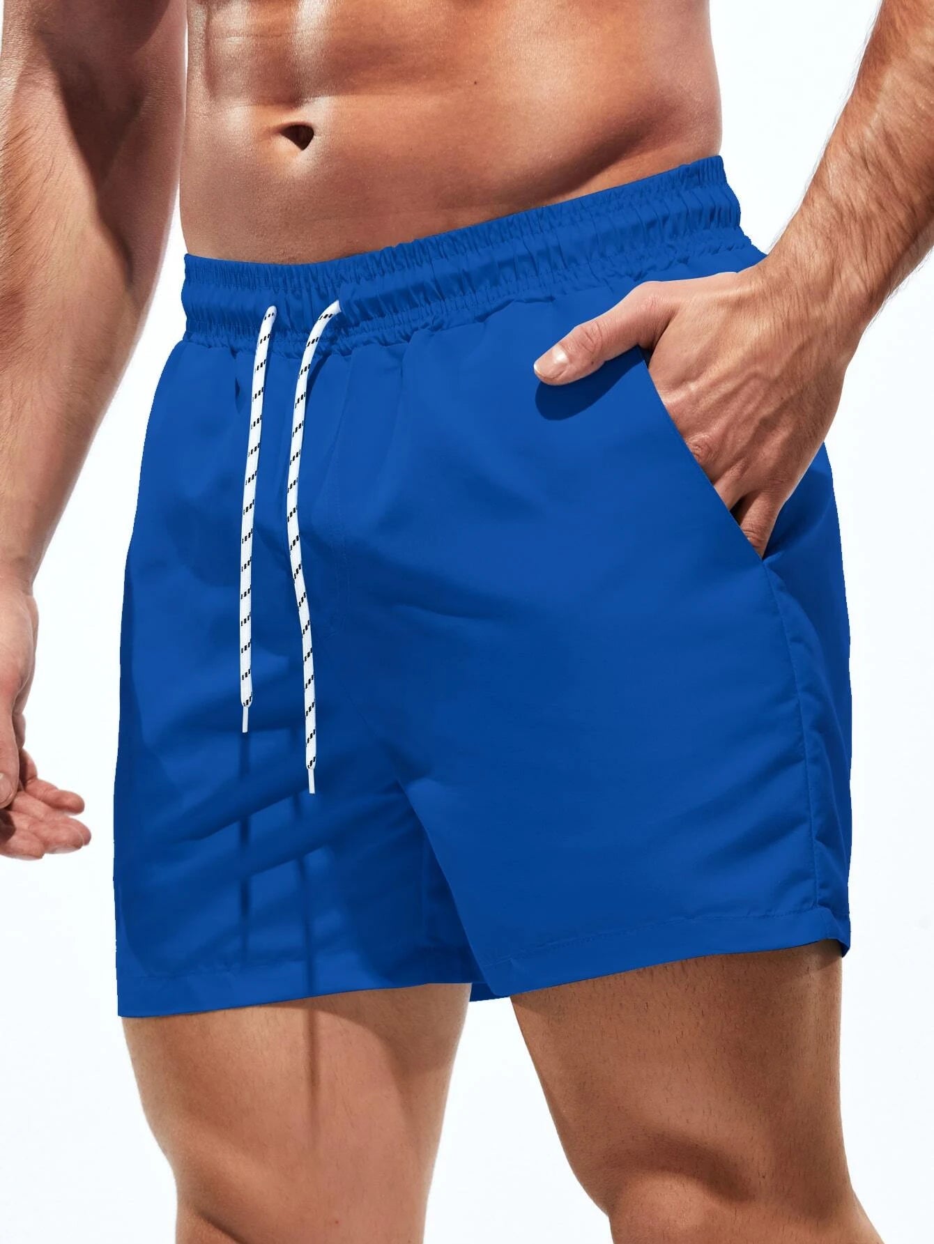 Solid Colored Swim Trunks-Waves And Trunks