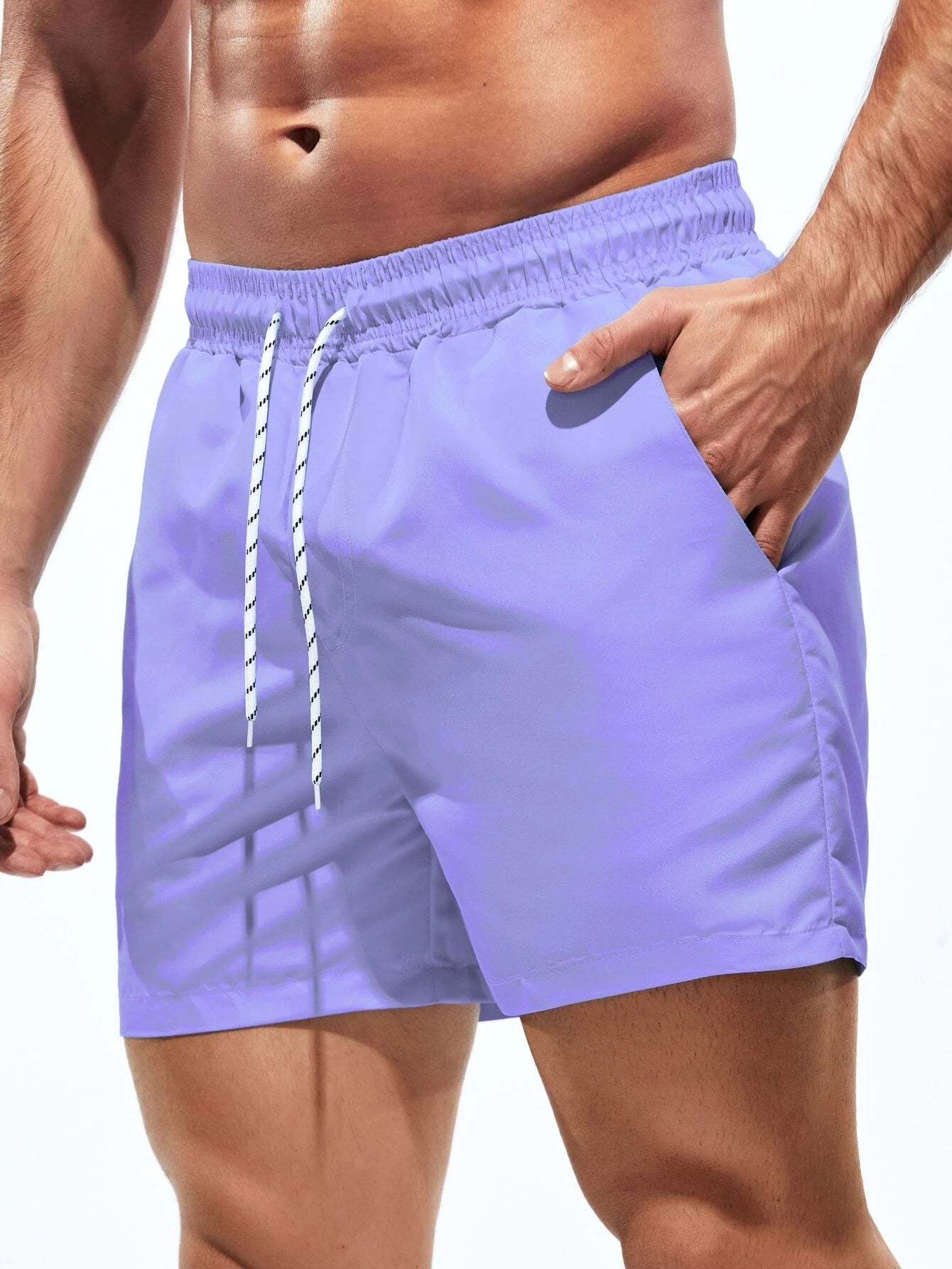 Plain Beach Shorts-Waves And Trunks